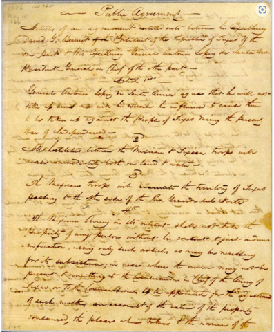 Treaty of Velasco