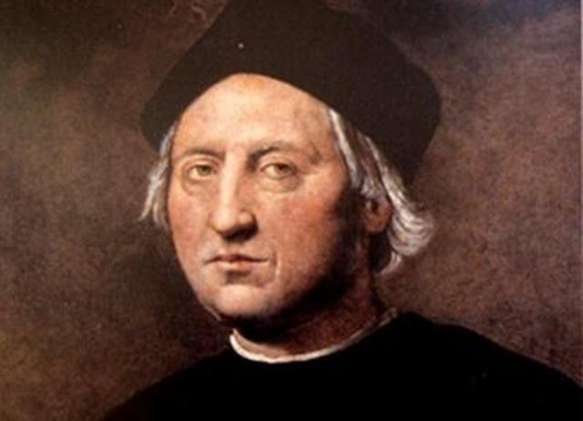 Christopher Columbus discovers the West Indies