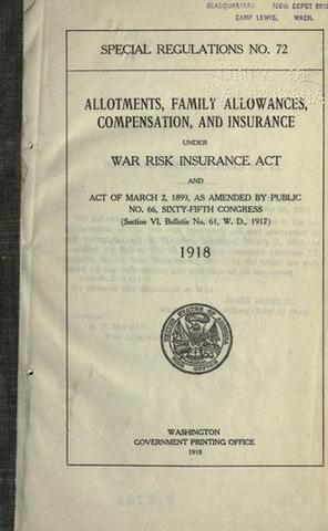 (L) War Risk Insurance Act