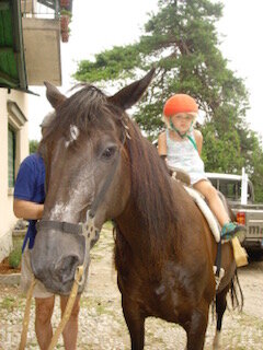 J'ai joué avec un cheval