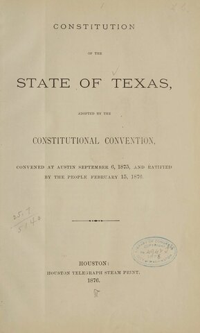 Constitution of 1876