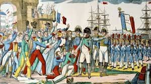 Napoleon is exiled to Elba