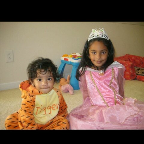 Empecé puse ropa de Halloween.