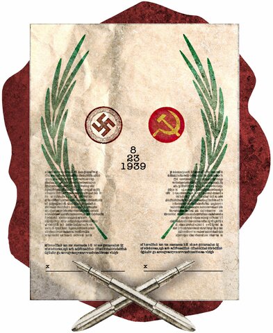 Pacto de no agresión germano-soviético Molotov- Ribbentrop