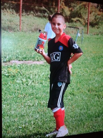 Started playing football