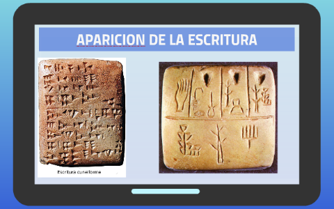 Aparición de la escritura