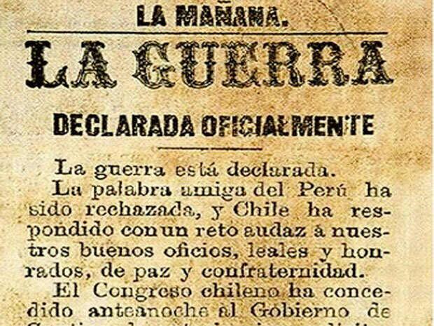 Chile declara la guerra