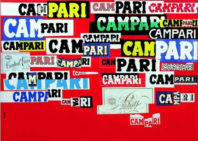 Munari - Declinazione grafica del nome Campari