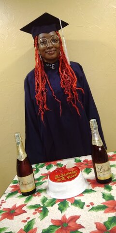 Consigo mi título de bachiller