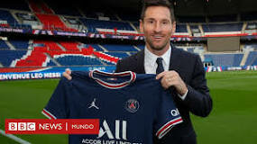 MESSI ENTRA A EL PSG