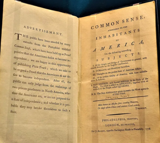 Thomas Paine's Common Sense