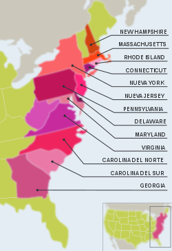 Confederación de los trece estados