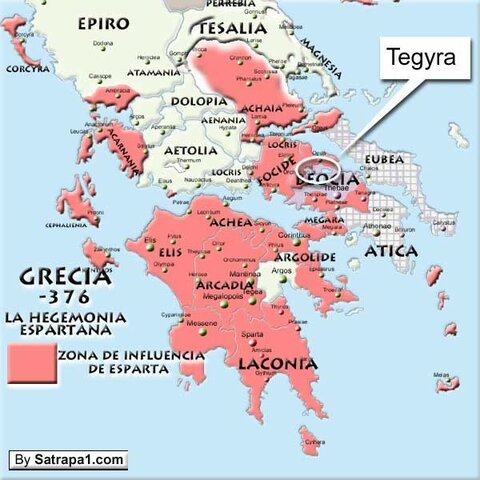 Esparta logra la hegemonía en Grecia