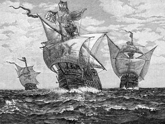 3 ships sent to New World