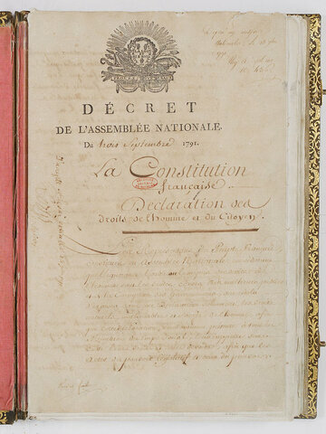 french constitution of 1791