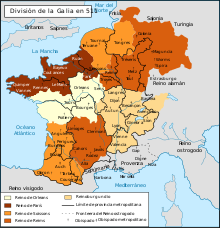 Clodoveo funda el reino franco.