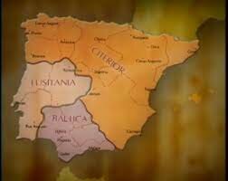 Reorganización de Hispania en Lusitania, Bética y Citerior