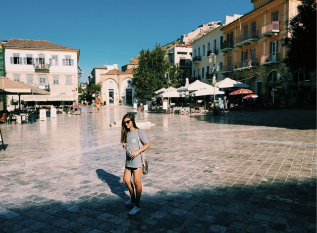 2015: Fui a Grecia con mi familia por un mes.