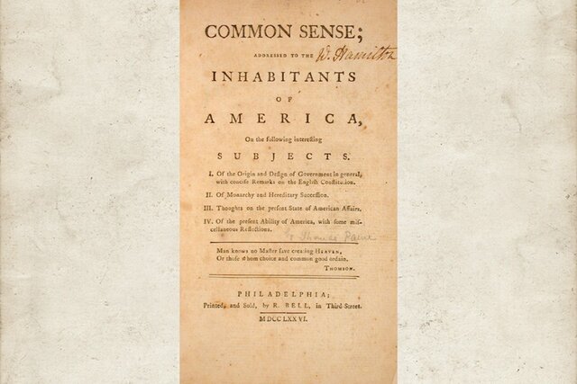 Thomas Paine's Common Sense