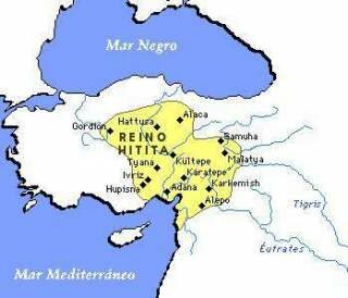 Se desarrolla el imperio Hitita desde el 1400 a.c hasta el 1200 a.c