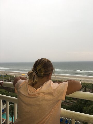 Fui a la playa por una boda de mi tia