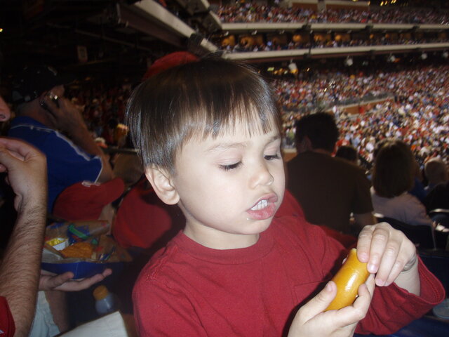 Je suis allé à mon premier match de baseball