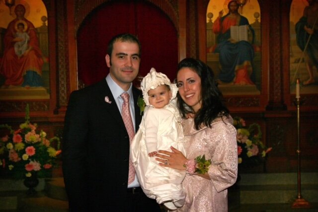 Bautizar en la iglesia.