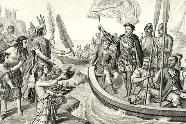 February 27, 1519 - Cortes arrived in Mexico