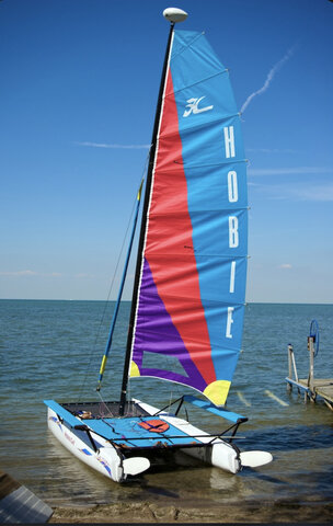 Cet été, j'ai commencé a faire du voile