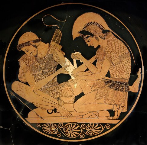 Ulysses' discussion with Achilles