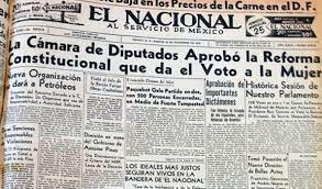 Promulgation of constitutional reforms, granting women the right to vote and be voted for