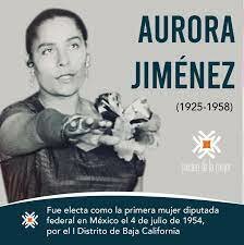 First federal deputy in the history of Mexico, for Baja California.