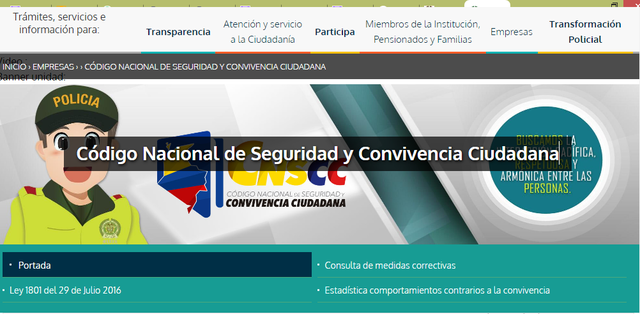 CÓDIGO NACIONAL DE SEGURIDAD Y CONVIVENCIA CIUDADANA