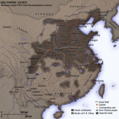 Timeline: El dinastía Qin