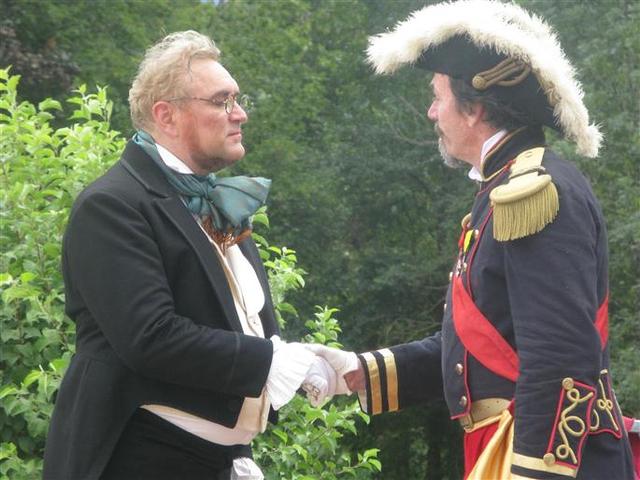 Cavour and Napoleon III met in southern France