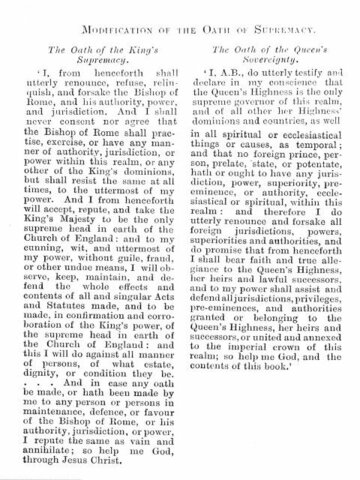 Second Act of supremacy