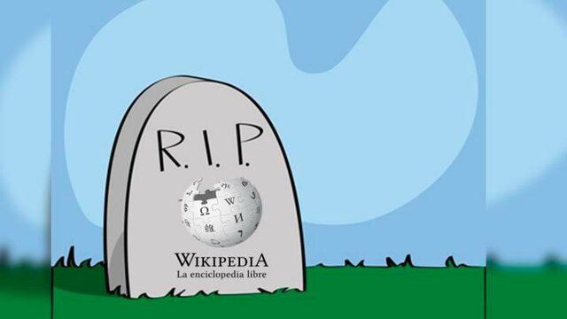 Cierre de Wikipedia en inglés