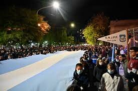 inicio de la procecion civica