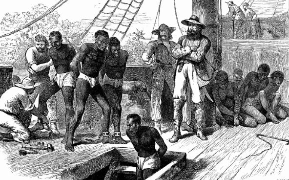 First Arrival of Slaves in Jamestown