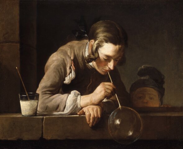 Pompas de jabón (Chardin)