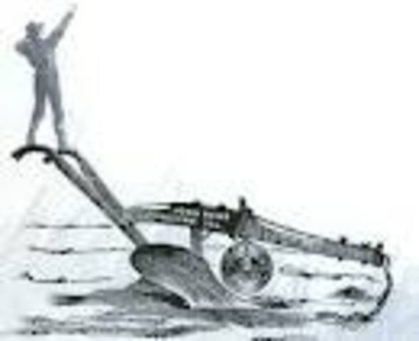 The first steel plow by john deere