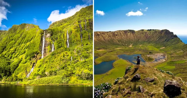 Descoberta das ilhas Corvo e Flores (Açores)