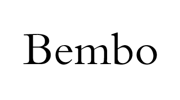 Diseño de su fuente tipográfica BEMBO