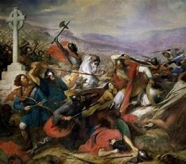 Derrota ante los francos en Poitiers