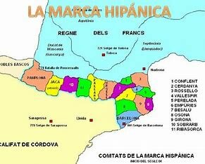 Carlomagno establece la Marca Hispánica