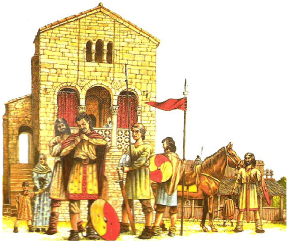 Pelayo funda el Reino de Asturias