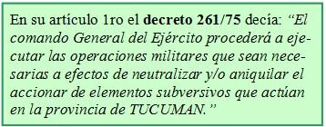 Firma de Decretos de Aniquilacion