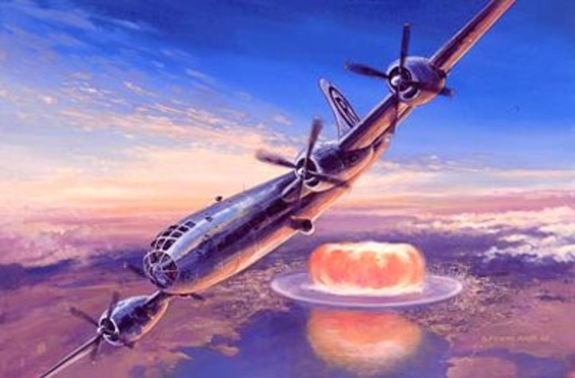 enola gay drops the bomb