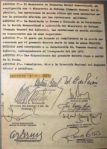 Firma de Decretos