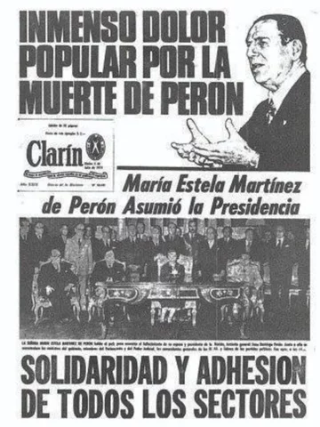 Muerte de Peron
